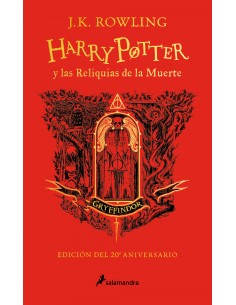 HARRY POTTER Y LAS RELIQUIAS DE LA MUERTE EDICION GRYFFINDOR DEL 20º ANIVERSARI